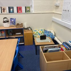 Reading corner classroom