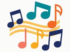 colorful-arrangement-of-music-notes-and-a-treble-clef-71429